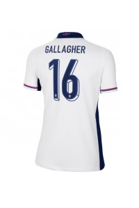 England Conor Gallagher #16 Fotballdrakt Hjemme Klær Dame EM 2024 Korte ermer